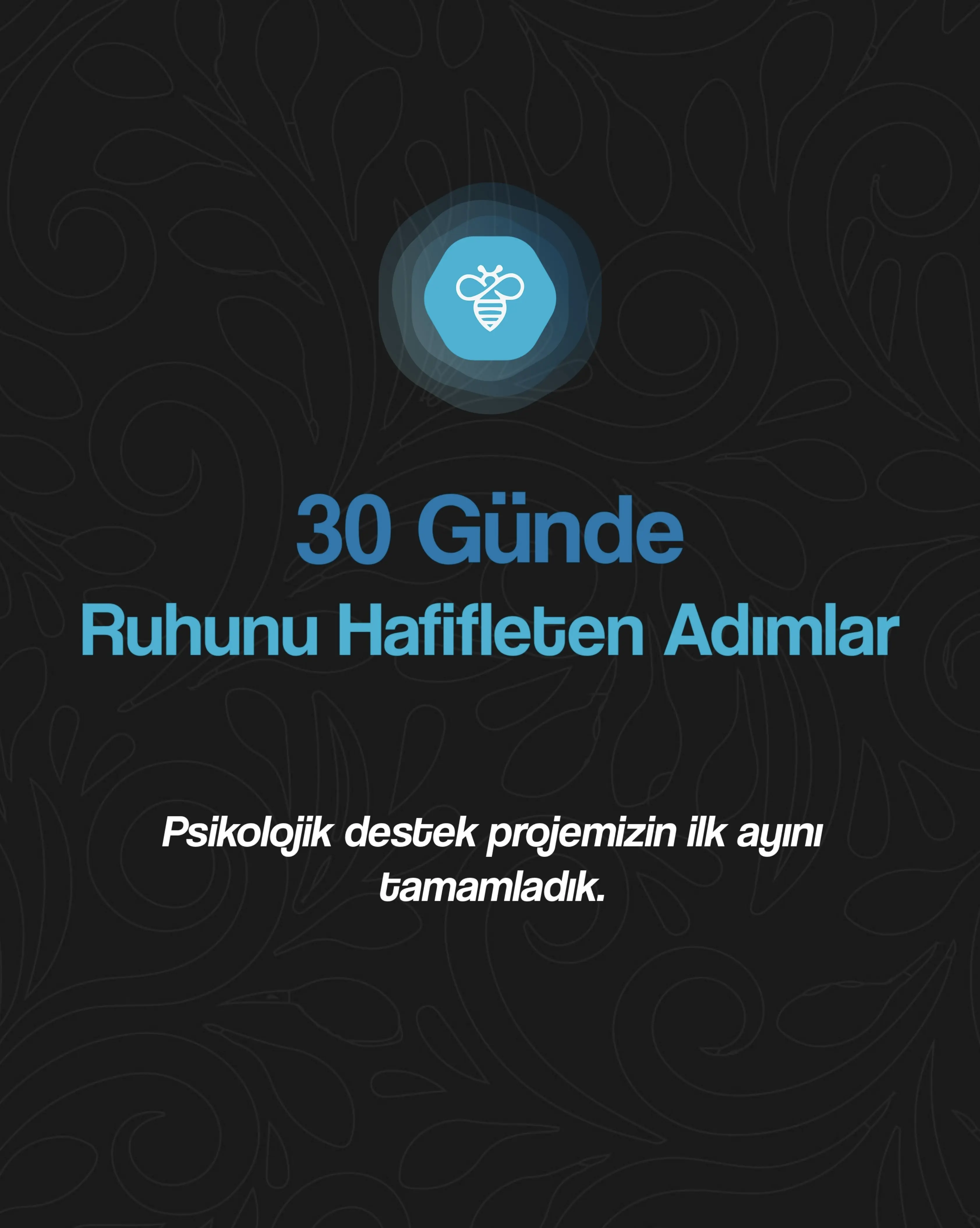 Psikolojik Destek Projesinde İlk Ay